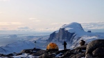 In this photo provided by Michael Bevis, The Ohio State University, the Greenland Global Positioning System (GPS) Network (GNET) in Greenland. Greenland is losing about 40 trillion pounds more ice a year than scientists had thought, according to a new study that uses GPS to help estimate how much is melting there.(Michael Bevis/The Ohio State University)