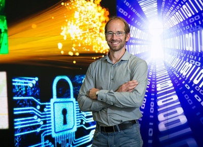 Wolfgang Tittel, professor in the Department of Physics and Astronomy at the University of Calgary. Photo by Riley Brandt, University of Calgary