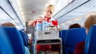 Flight attendant plane generic trolley cart food